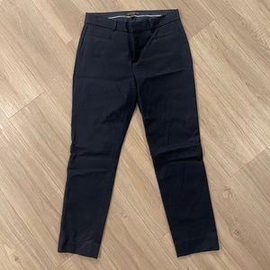 Banana Republic Tailored Straight-Leg Navy Dress Pant